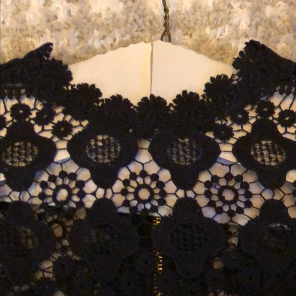 Zara Black Lace zip up dress - Picture 3 of 8